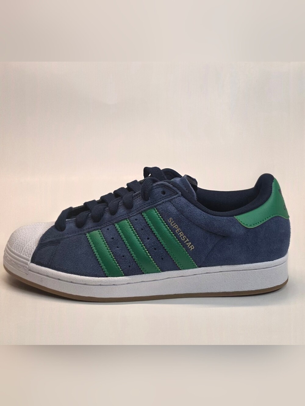 Brand-N ewadidas Superstar Collegiate Navy Green Sneakers Men's Size 8